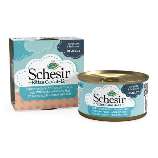 Pack 14 Schesir Tuna With Aloe For Cats In Gelatin 10 Pack 14 Schesir Tuna With Aloe For Cats In Gelatin - Image 8