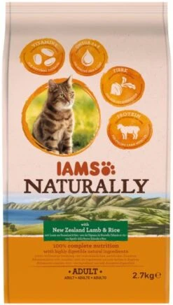 IAMS Naturally Adult With New Zealand Lamb & Rice -Pet Supplies-Cats Shop 114143 8710255134963 3 g