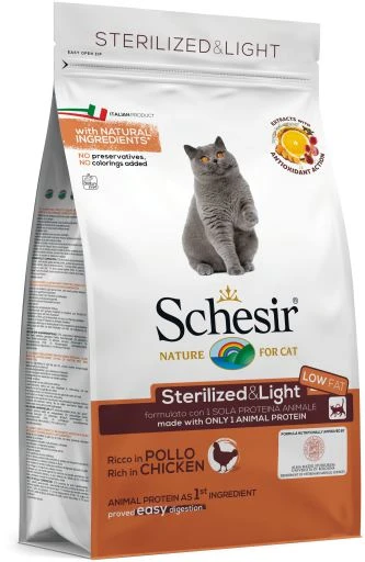 Schesir Sterilized & Light With Chicken 3 Schesir Sterilized & Light With Chicken