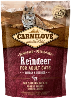 Carnilove Energy & Outdoor Cats Reindeer -Pet Supplies-Cats Shop 118020 8595602512249 2 3 g