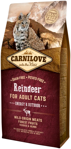 Carnilove Energy & Outdoor Cats Reindeer