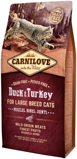 Carnilove Large Breed Cats Duck & Turkey