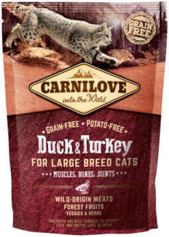 Carnilove Large Breed Cats Duck & Turkey -Pet Supplies-Cats Shop 118022 8595602512775 3 g