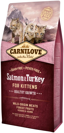 Carnilove Kitten Healthy Growth Salmon & Turkey