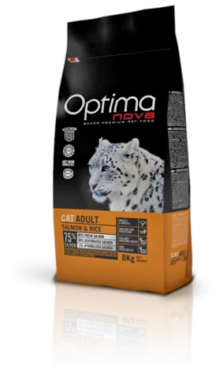 Optimanova Cat Adult Salmon -Pet Supplies-Cats Shop 126393 bag 03 2 g