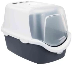 Trixie Vico Open Top Dark Blue/Grey Covered Litter Pan