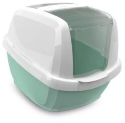 Imac Maddy Turquoise Toilet Cat Litter Box