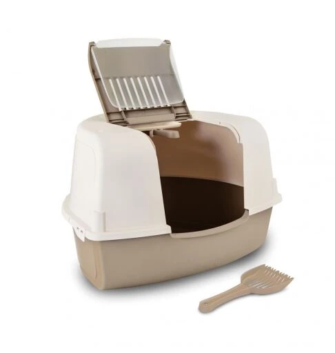 Nayeco Leo Corner Covered Cat Litter Box 7 Nayeco Leo Corner Covered Cat Litter Box - Image 5