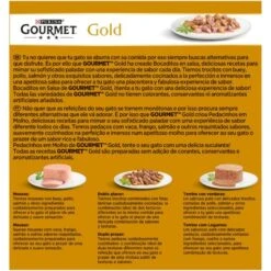 Pack 24 Gourmet With Salmon And Chicken In Gravy 7 Pack 24 Gourmet With Salmon And Chicken In Gravy -Pet Supplies-Cats Shop 174657 174657 gold bocaditos multipack en salsa de salmon pollo 3 3 jpeg 5 3 g