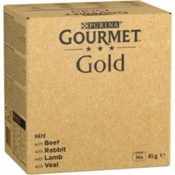 Gourmet Multipack Pâté: Beef, Rabbit, Lamb And Veal -Pet Supplies-Cats Shop 175680 1 g