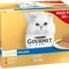 Gourmet Multipack Pâté: Beef, Rabbit, Lamb And Veal -Pet Supplies-Cats Shop 187842 gold mousse mpk 24 7613036443937 2 5 g