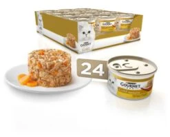 Pack 24 Gourmet Wet Food Tartallette Chicken And Carrot -Pet Supplies-Cats Shop 187843 gold tartelette de pollo zanahoria 2 2 jpeg 3 g