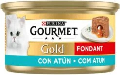 Pack 24 Gourmet Gold Fondant Tuna -Pet Supplies-Cats Shop 187845 gold fondant atum 7613036227124 2 5 g
