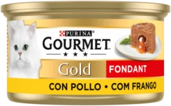 Pack 24 Gourmet Gold Chicken Fondant -Pet Supplies-Cats Shop 187848 gold fondant frango 7613036226868 2 4 g
