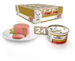 Pack 24 Gourmet Pâté With Beef -Pet Supplies-Cats Shop 3370 0 g