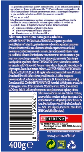 Pack 24 Felix Canned Chicken And Duck In Jelly 4 Pack 24 Felix Canned Chicken And Duck In Jelly - Image 2