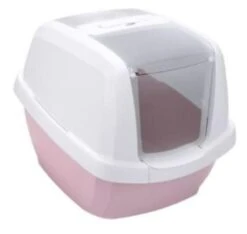 Trixie Covered Cat Litter Box Maddy Light Pink