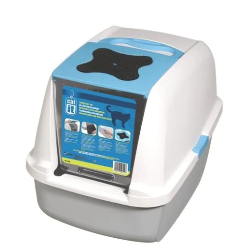 Catit Sandbox With Blue Removable Door 3 Catit Sandbox With Blue Removable Door