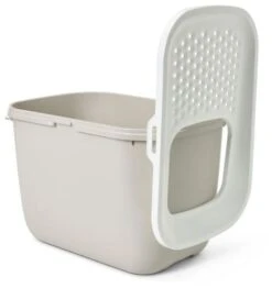 Savic Hop In Moka Cat Covered Cat Litter Box -Pet Supplies-Cats Shop 428021 savic casita gato hop in gris 6 6 g