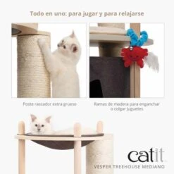 Catit Vesper TreeHouse Large Scratching Post For Cats 12 Catit Vesper TreeHouse Large Scratching Post For Cats -Pet Supplies-Cats Shop 52116 Catit Vesper Treehouse Medium Panel 3 ES 63f48c804cf1b g