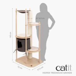 Catit Vesper TreeHouse Large Scratching Post For Cats 15 Catit Vesper TreeHouse Large Scratching Post For Cats -Pet Supplies-Cats Shop 52117 Catit Vesper Treehouse Large Panel 6 ES 63f48c968d56a g