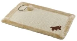 Ferplast Beige Carpet Cat Scratching Post For Cats