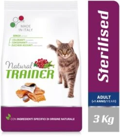 Trainer Natural Adult Sterilised Salmon -Pet Supplies-Cats Shop 68176 1 2 g