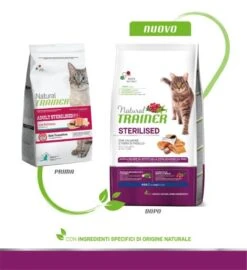 Trainer Natural Adult Sterilised Salmon -Pet Supplies-Cats Shop 68176 4 3 g