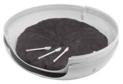 Moderna White Donut House With Cushion Cat Cushion -Pet Supplies-Cats Shop 76996 c500 assembly 2 g