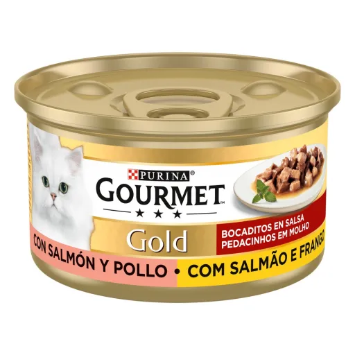 Pack 24 Gourmet With Salmon And Chicken In Gravy 3 Pack 24 Gourmet With Salmon And Chicken In Gravy