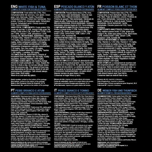 Arquivet Sterilized Cats Of White Fish And Tuna 6 Arquivet Sterilized Cats Of White Fish And Tuna - Image 4