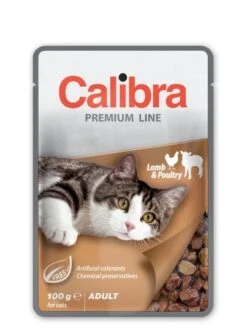 Calibra Premium Adult Lamb And Chicken Wet Food For Cats