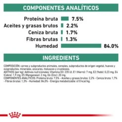 Royal Canin Comida Húmeda Satiety Weight Management Para Gato -Pet Supplies-Cats Shop COMPOSICION 62fce7fd6ccab g