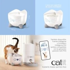 Catit Pixi White Fountain -Pet Supplies-Cats Shop Catit PIXI Fountain Panel 6 ES 62cc09921e1be g