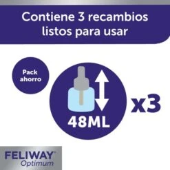 Feliway Optimum 3 Pack Recambios -Pet Supplies-Cats Shop FELIWAY Optimum 3refill Carousel 5 63ebb719de814 g