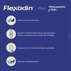 Vetoquinol Vétoquinol Flexadin Plus For Dogs Small And Cats 11 Vetoquinol Vétoquinol Flexadin Plus For Dogs Small And Cats -Pet Supplies-Cats Shop PW128 CarruselFlexadinPlus pequenos 3 638490db0fd8c g