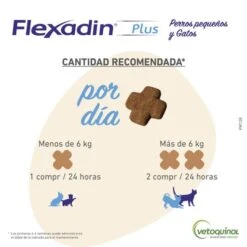 Vetoquinol Vétoquinol Flexadin Plus For Dogs Small And Cats 13 Vetoquinol Vétoquinol Flexadin Plus For Dogs Small And Cats -Pet Supplies-Cats Shop PW128 CarruselFlexadinPlus pequenos 5 638490dc48826 g