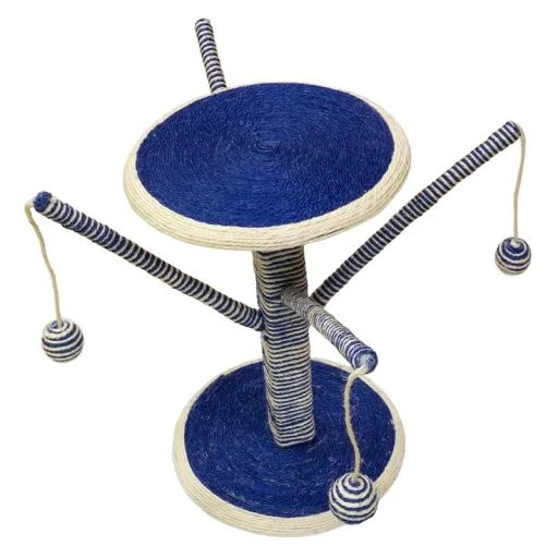 Arquivet Blue And White Cat Scratcher 4 Arquivet Blue And White Cat Scratcher - Image 2