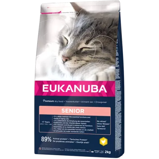 Eukanuba Senior Chicken For Cat Top Condition 7+ 3 Eukanuba Senior Chicken For Cat Top Condition 7+