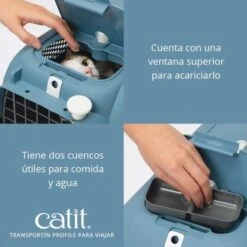 Catit Carrier Profile Red Cherry -Pet Supplies-Cats Shop V41380 Cat Carrier product 4 ES 768x768 635a3249c906a g