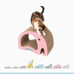 Catit Zoo Scratching Elephant Scratcher 2-in-1 12 Catit Zoo Scratching Elephant Scratcher 2-in-1 -Pet Supplies-Cats Shop Zoo scratchers border 64a9e795346dc g