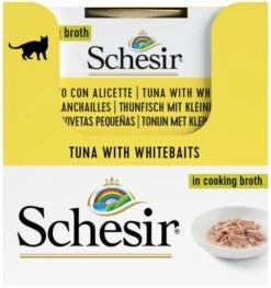 Pack 14 Schesir Tuna With Broth Chanquete 10 Pack 14 Schesir Tuna With Broth Chanquete -Pet Supplies-Cats Shop atun con chanquete en caldo 4 g