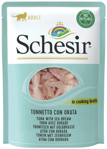 Pack 20 Schesir Tuna With Sea Bream 3 Pack 20 Schesir Tuna With Sea Bream