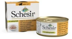 Pack 14 Schesir Blue Fish Tuna In Broth 11 Pack 14 Schesir Blue Fish Tuna In Broth -Pet Supplies-Cats Shop atun con pescado azul 3 g