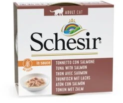 Pack 14 Schesir Tuna With Salmon In Natural Gravy