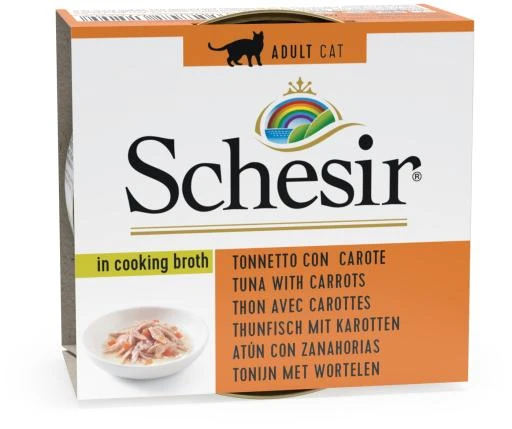 Pack 14 Schesir Tuna With Carrot Broth 3 Pack 14 Schesir Tuna With Carrot Broth
