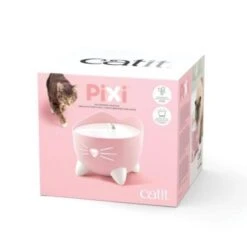 Catit Pixi Pink Fountain -Pet Supplies-Cats Shop caja fuente pixi 62bacb30420c2 g