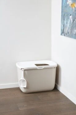 Savic Gato Hop In Covered Sandbox Anthracite -Pet Supplies-Cats Shop casita gato hop in 7 g