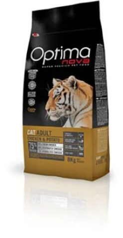 Optimanova Cat Chicken & Potato Grain Free -Pet Supplies-Cats Shop cat pollo patata grain free 1 g