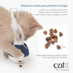 Catit Pixi Spinner Gray -Pet Supplies-Cats Shop catit pixi spinnersnacks 64a9f7e5c1335 g